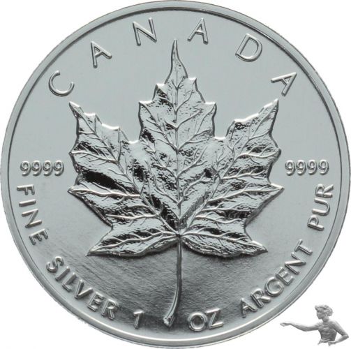 Kanada Maple Leaf 1992 - 1 Unze Feinsilber